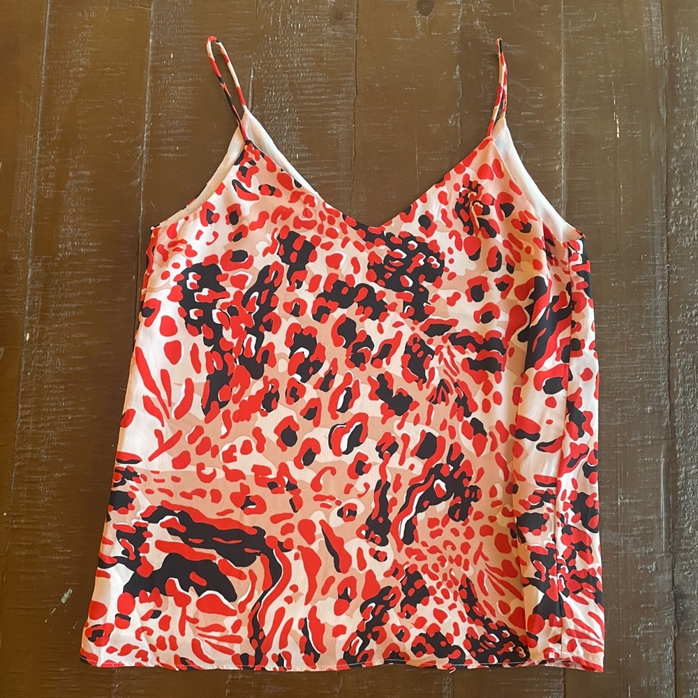 H&M Multicolored Animal Print Tank Top- Size 2